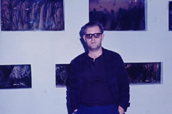 Horst Ladewig (fabricante de aquários de ferro) na inauguração do Netuno Aquarium em 1968